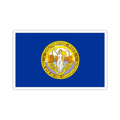 Flag of Southbridge Massachusetts USA STICKER Vinyl Die-Cut Decal - The Sticker Space