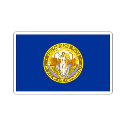 Flag of Southbridge Massachusetts USA STICKER Vinyl Die-Cut Decal - The Sticker Space