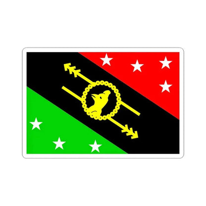 Flag of Southern Highlands Province Papa New Guinea - STICKER Vinyl Kiss-Cut Decal 3 Inch White - The Sticker Space