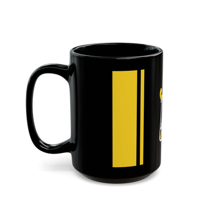 Flag of Southern Savonia Finland - Black Coffee Mug-The Sticker Space