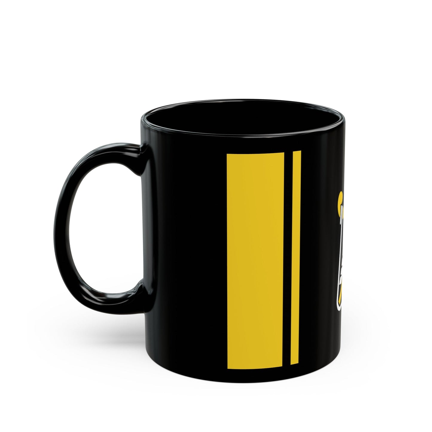 Flag of Southern Savonia Finland - Black Coffee Mug-The Sticker Space