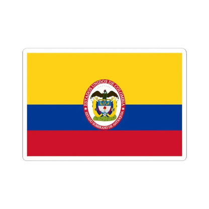 Flag of Sovereign State of Antioquia (Colombia) STICKER Vinyl Kiss-Cut Decal 2 Inch White - The Sticker Space