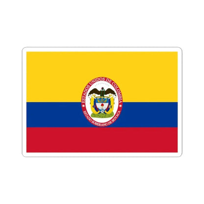 Flag of Sovereign State of Boyaca (Colombia) STICKER Vinyl Kiss-Cut Decal 3 Inch White - The Sticker Space