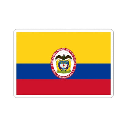 Flag of Sovereign State of Boyaca (Colombia) STICKER Vinyl Kiss-Cut Decal 6 Inch White - The Sticker Space