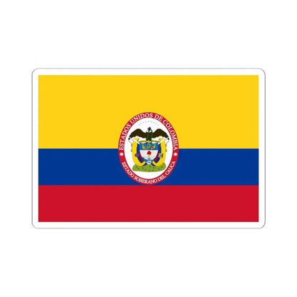 Flag of Sovereign State of Cauca (Colombia) STICKER Vinyl Kiss-Cut Decal 6 Inch White - The Sticker Space