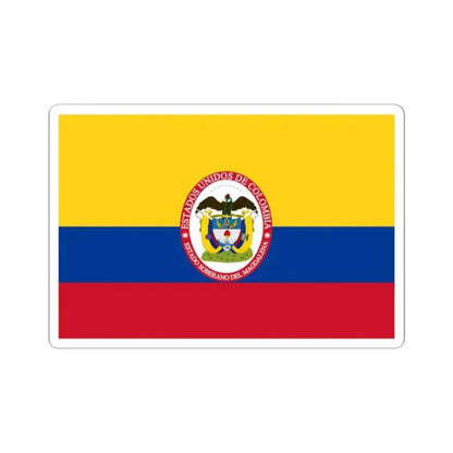 Flag of Sovereign State of Magdalena (Colombia) STICKER Vinyl Kiss-Cut Decal 2 Inch White - The Sticker Space