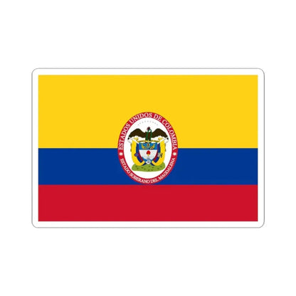 Flag of Sovereign State of Magdalena (Colombia) STICKER Vinyl Kiss-Cut Decal 3 Inch White - The Sticker Space