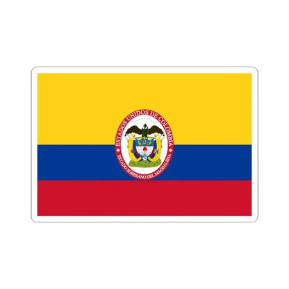 Flag of Sovereign State of Magdalena (Colombia) STICKER Vinyl Kiss-Cut Decal 4 Inch White - The Sticker Space