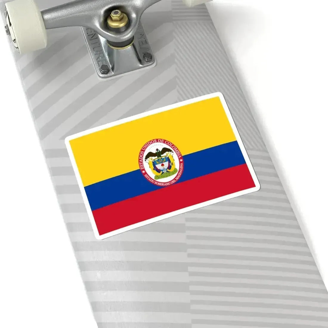 Flag of Sovereign State of Magdalena (Colombia) STICKER Vinyl Kiss-Cut Decal - The Sticker Space