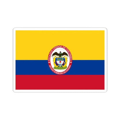 Flag of Sovereign State of Panama (Colombia) STICKER Vinyl Kiss-Cut Decal 2 Inch White - The Sticker Space