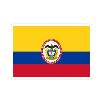 Flag of Sovereign State of Panama (Colombia) STICKER Vinyl Kiss-Cut Decal 3 Inch White - The Sticker Space