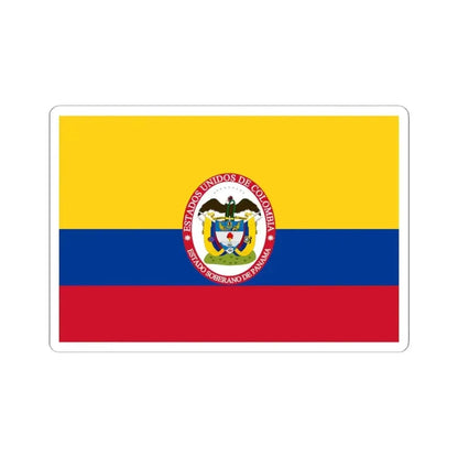 Flag of Sovereign State of Panama (Colombia) STICKER Vinyl Kiss-Cut Decal 6 Inch White - The Sticker Space