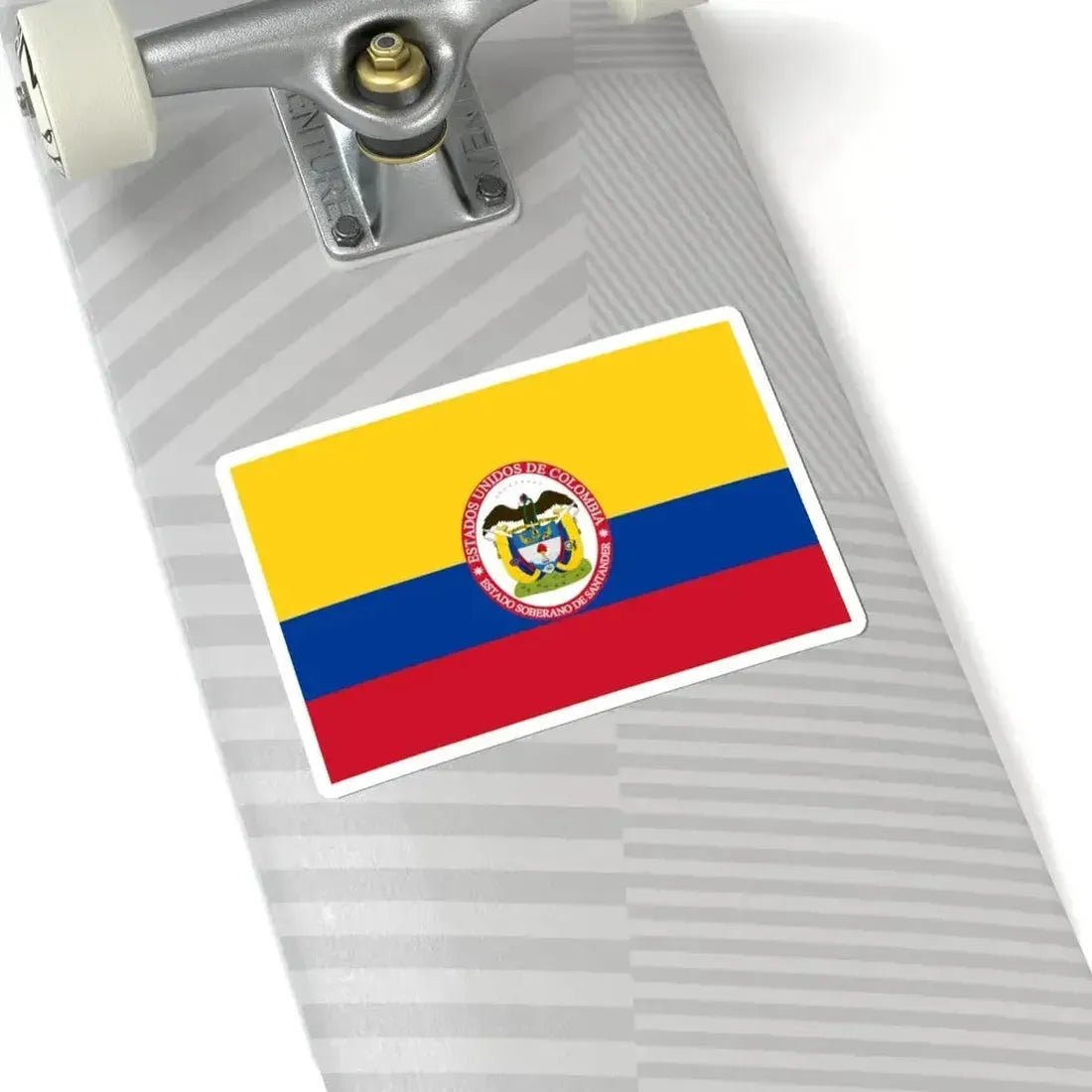 Flag of Sovereign State of Santander (Colombia) STICKER Vinyl Kiss-Cut Decal - The Sticker Space