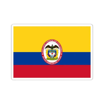 Flag of Sovereign State of Tolima (Colombia) STICKER Vinyl Kiss-Cut Decal 4 Inch White - The Sticker Space
