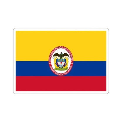 Flag of Sovereign State of Tolima (Colombia) STICKER Vinyl Kiss-Cut Decal 6 Inch White - The Sticker Space