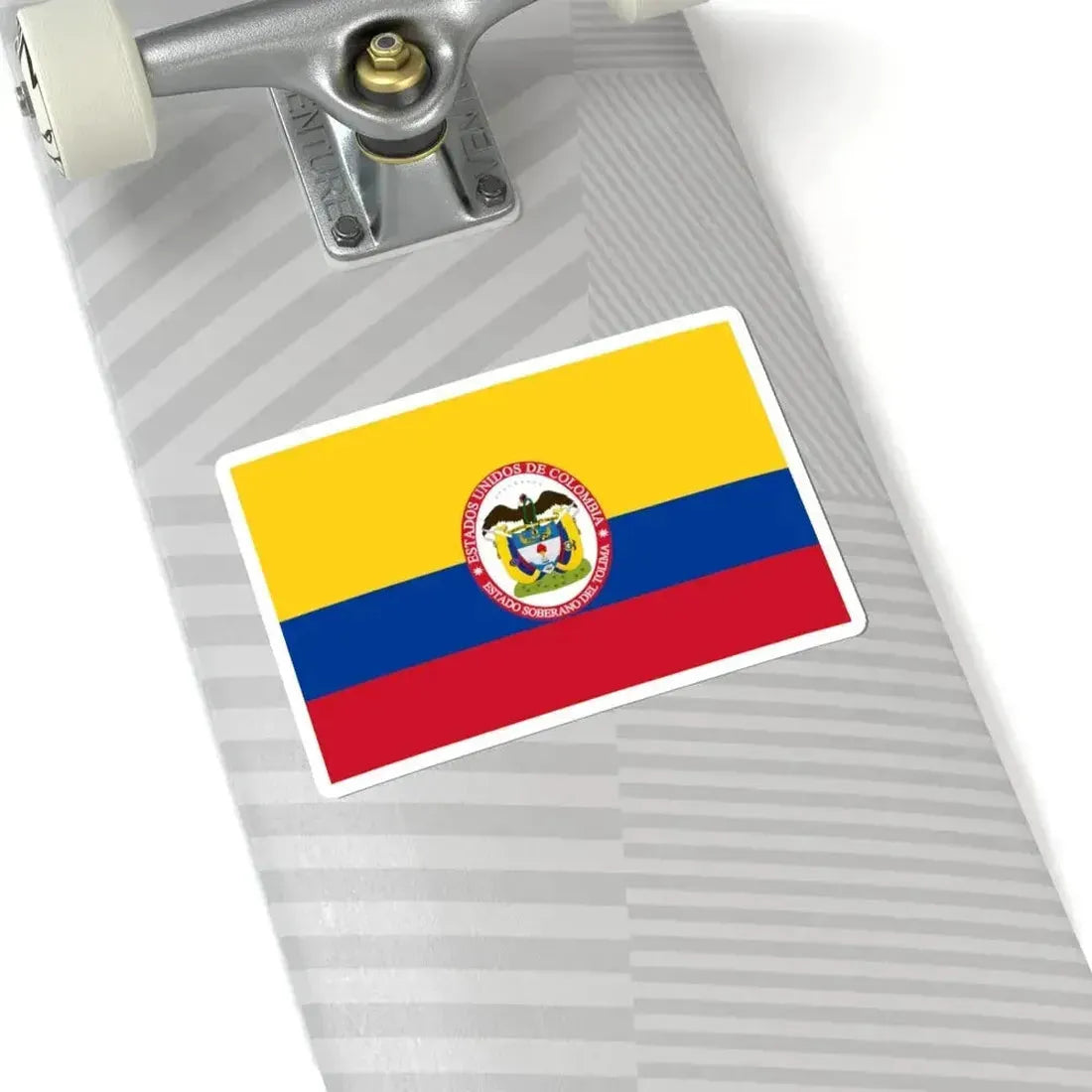 Flag of Sovereign State of Tolima (Colombia) STICKER Vinyl Kiss-Cut Decal - The Sticker Space