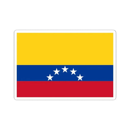 Flag of Spanish Haiti (Colombia) STICKER Vinyl Kiss-Cut Decal 2 Inch White - The Sticker Space