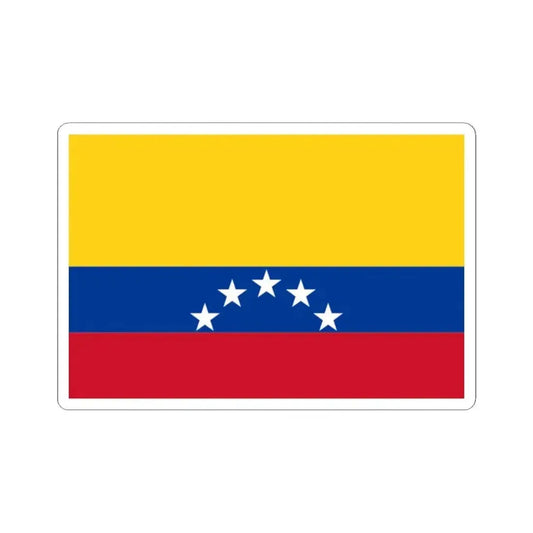 Flag of Spanish Haiti (Colombia) STICKER Vinyl Kiss-Cut Decal 2 Inch White - The Sticker Space
