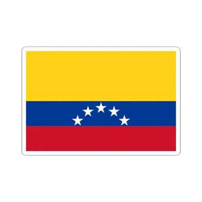 Flag of Spanish Haiti (Colombia) STICKER Vinyl Kiss-Cut Decal 3 Inch White - The Sticker Space