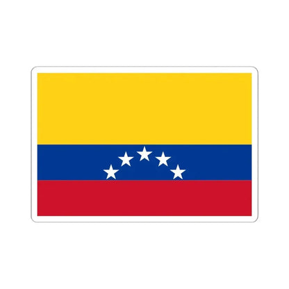 Flag of Spanish Haiti (Colombia) STICKER Vinyl Kiss-Cut Decal 6 Inch White - The Sticker Space