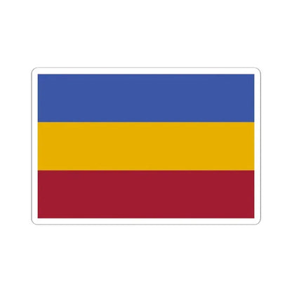 Flag of Sparta prague (Czech Republic) STICKER Vinyl Kiss-Cut Decal 2 Inch White - The Sticker Space