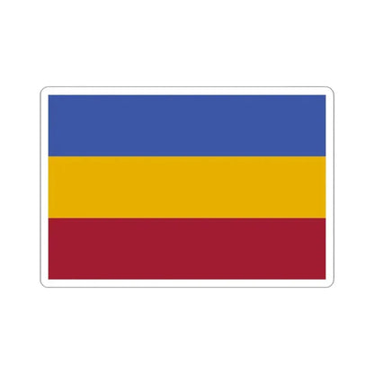 Flag of Sparta prague (Czech Republic) STICKER Vinyl Kiss-Cut Decal 3 Inch White - The Sticker Space