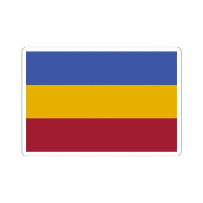 Flag of Sparta prague (Czech Republic) STICKER Vinyl Kiss-Cut Decal 4 Inch White - The Sticker Space