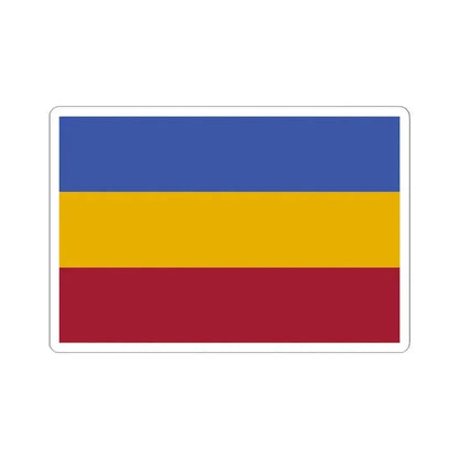 Flag of Sparta prague (Czech Republic) STICKER Vinyl Kiss-Cut Decal 6 Inch White - The Sticker Space