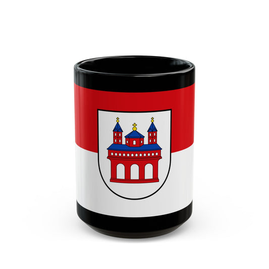 Flag of Speyer Germany - Black Coffee Mug-15oz-The Sticker Space