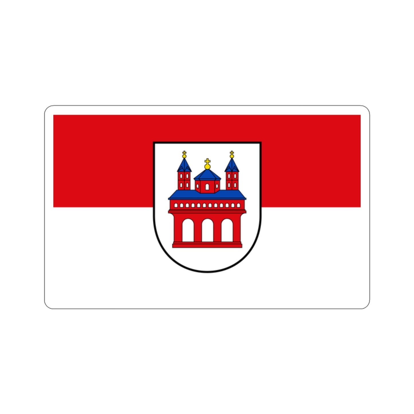 Flag of Speyer Germany STICKER Vinyl Die-Cut Decal-2 Inch-The Sticker Space