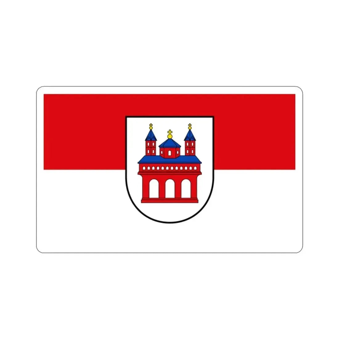 Flag of Speyer Germany STICKER Vinyl Die-Cut Decal 2 Inch - The Sticker Space