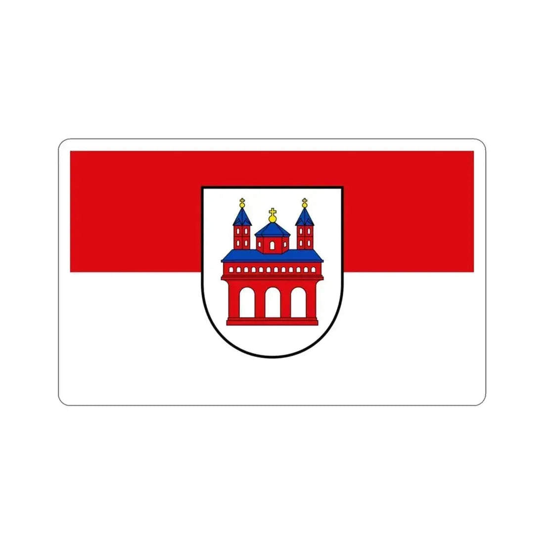Flag of Speyer Germany STICKER Vinyl Die-Cut Decal 3 Inch - The Sticker Space