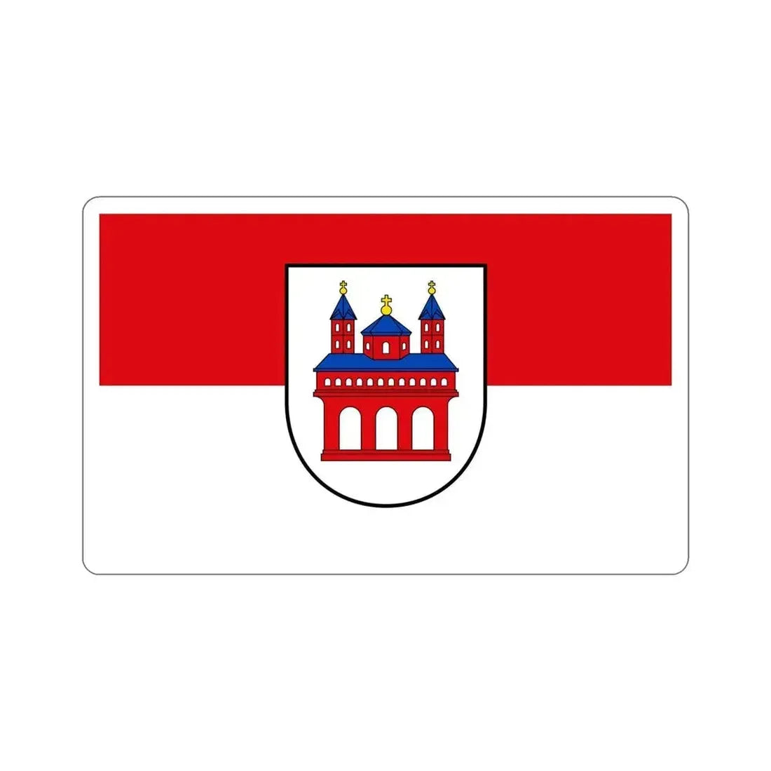 Flag of Speyer Germany STICKER Vinyl Die-Cut Decal 6 Inch - The Sticker Space