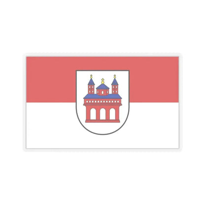 Flag of Speyer Germany - STICKER Vinyl Kiss-Cut Decal 3 Inch Transparent - The Sticker Space