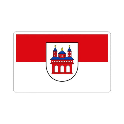 Flag of Speyer Germany - STICKER Vinyl Kiss-Cut Decal 3 Inch White - The Sticker Space