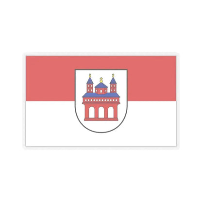 Flag of Speyer Germany - STICKER Vinyl Kiss-Cut Decal 4 Inch Transparent - The Sticker Space