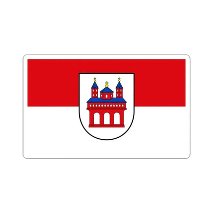 Flag of Speyer Germany - STICKER Vinyl Kiss-Cut Decal 4 Inch White - The Sticker Space