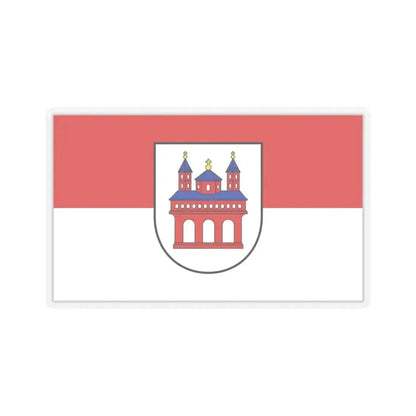 Flag of Speyer Germany - STICKER Vinyl Kiss-Cut Decal 6 Inch Transparent - The Sticker Space