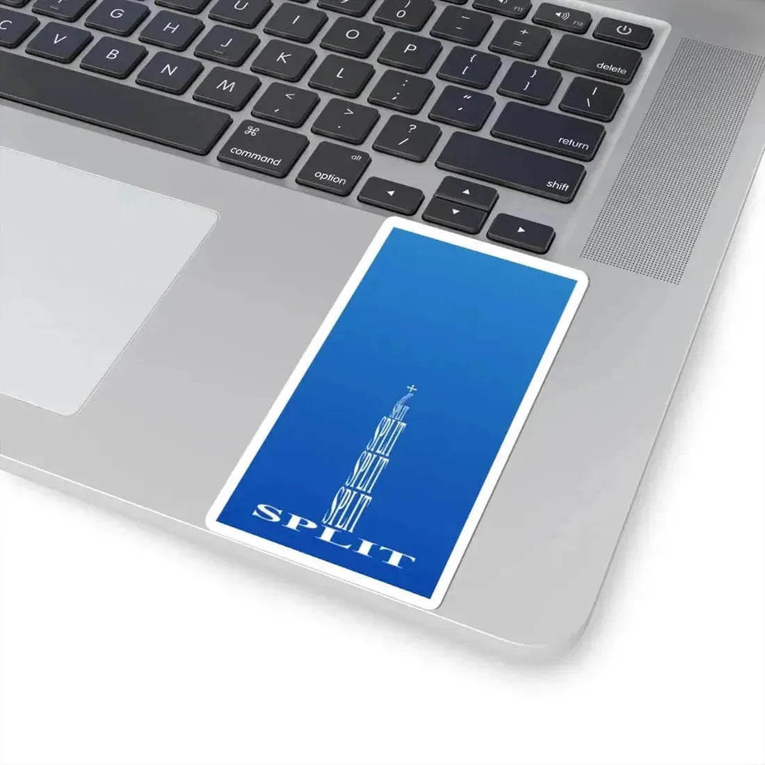 Flag of Split (Croatia) STICKER Vinyl Kiss-Cut Decal - The Sticker Space