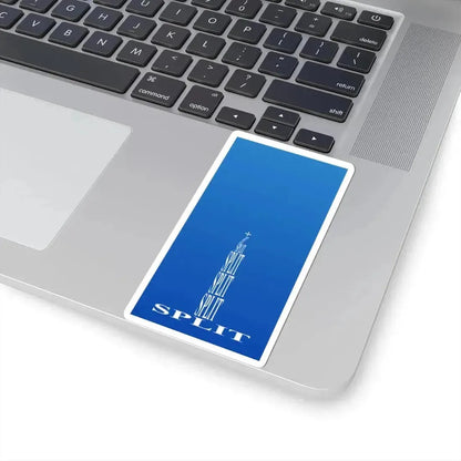 Flag of Split (Croatia) STICKER Vinyl Kiss-Cut Decal - The Sticker Space