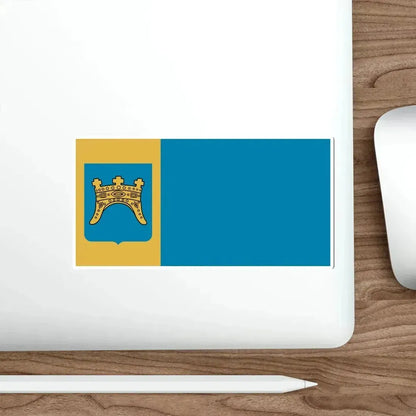 Flag of Split Dalmatia County Croatia STICKER Vinyl Die-Cut Decal - The Sticker Space