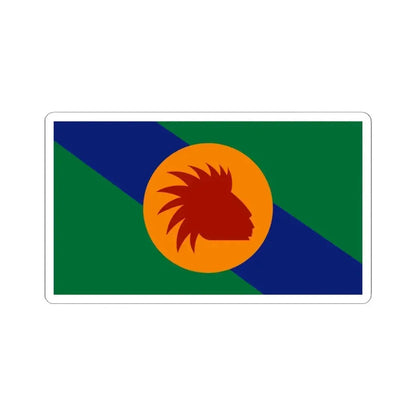 Flag of Spokane County Washington (United States) STICKER Vinyl Kiss-Cut Decal 4 Inch White - The Sticker Space