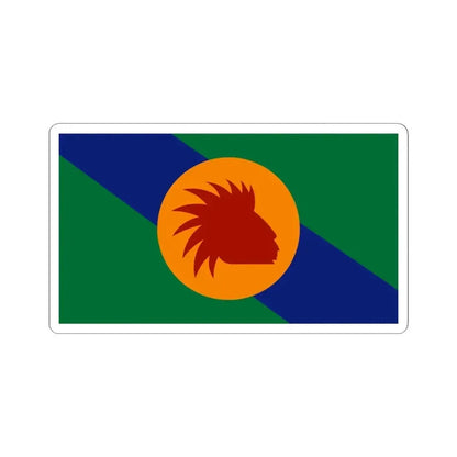 Flag of Spokane County Washington (United States) STICKER Vinyl Kiss-Cut Decal 6 Inch White - The Sticker Space