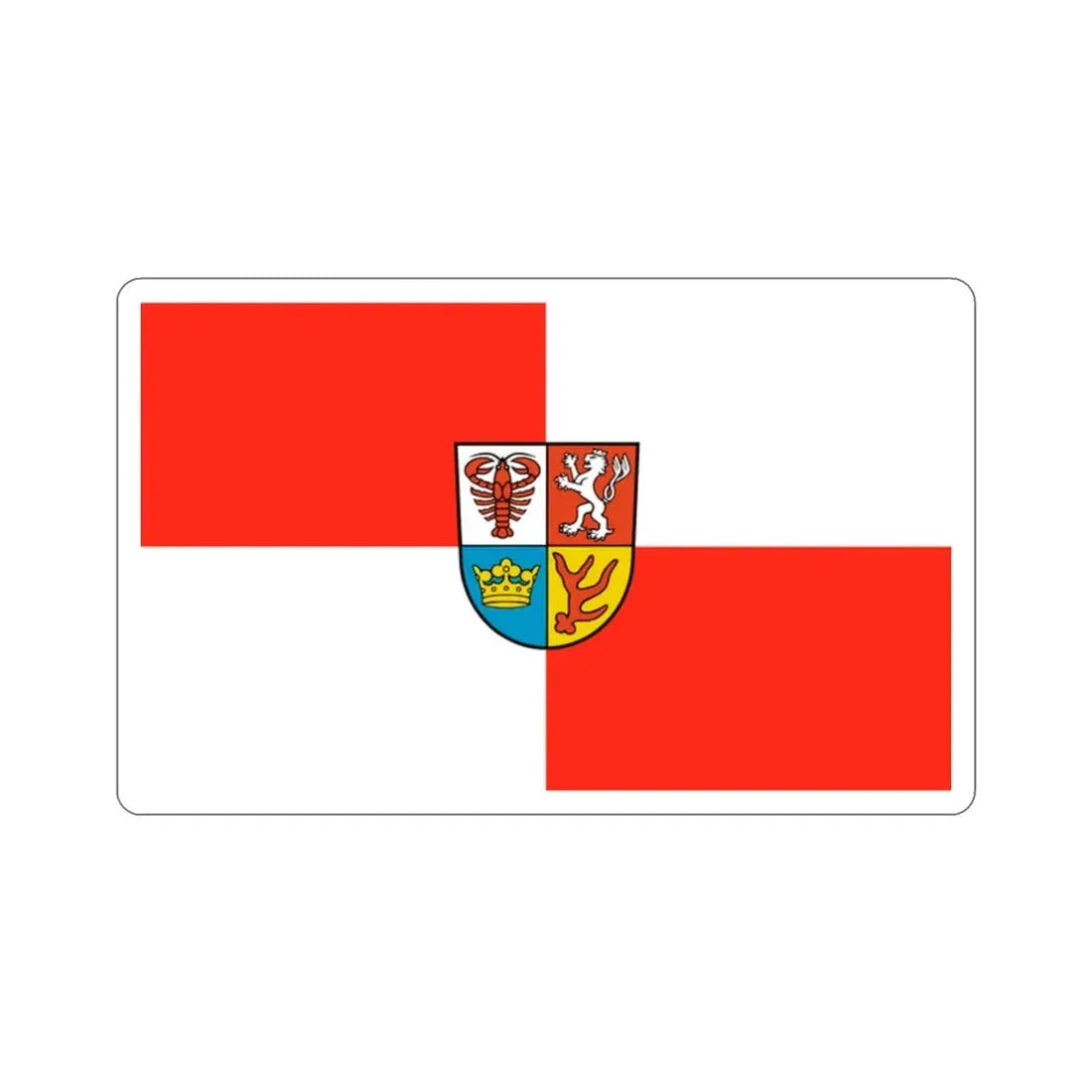 Flag of Spree Neiße Germany STICKER Vinyl Die-Cut Decal 2 Inch - The Sticker Space