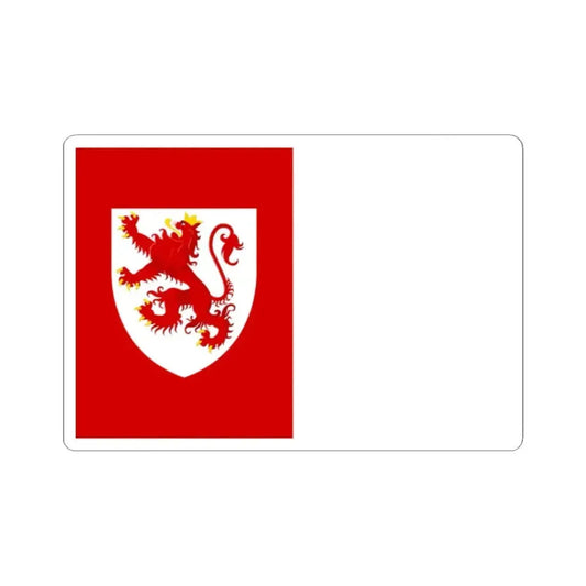 Flag of Sprimont (Belgium) STICKER Vinyl Kiss-Cut Decal 2 Inch White - The Sticker Space