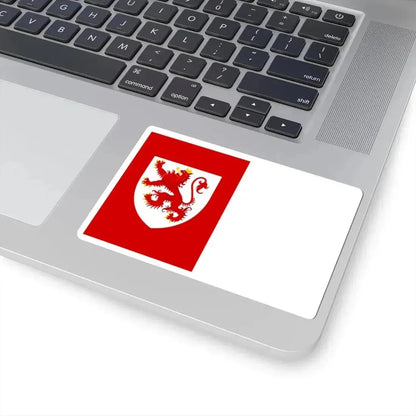 Flag of Sprimont (Belgium) STICKER Vinyl Kiss-Cut Decal - The Sticker Space