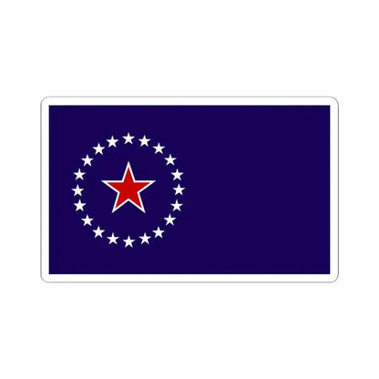 Flag of Springfield Illinois no text (United States) STICKER Vinyl Kiss-Cut Decal 2 Inch White - The Sticker Space