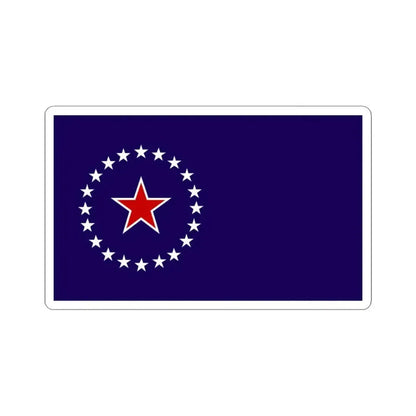 Flag of Springfield Illinois no text (United States) STICKER Vinyl Kiss-Cut Decal 3 Inch White - The Sticker Space