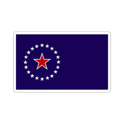 Flag of Springfield Illinois no text (United States) STICKER Vinyl Kiss-Cut Decal 4 Inch White - The Sticker Space