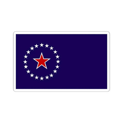 Flag of Springfield Illinois no text (United States) STICKER Vinyl Kiss-Cut Decal 6 Inch White - The Sticker Space